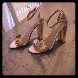 Rose gold heels